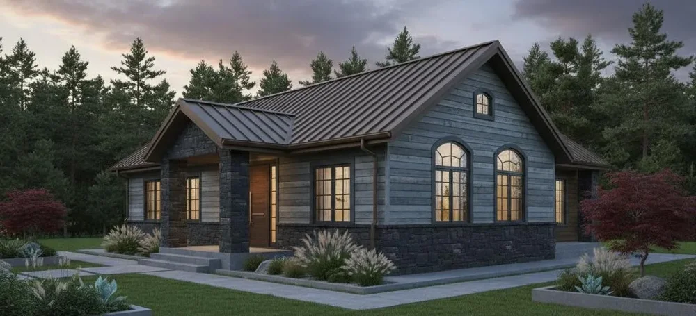 Проект Одноэтажный дом 10 на 12, 93 м2