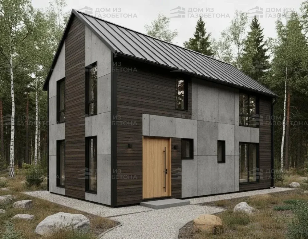 Проект Двухэтажный дом, 215 м2