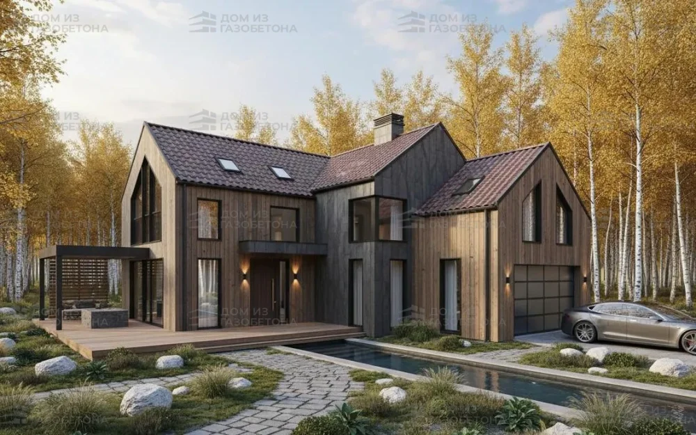 Проект Одноэтажный дом 20 на 12, 171 м2