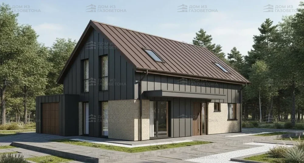 Проект Двухэтажный дом 9 на 12, 144 м2