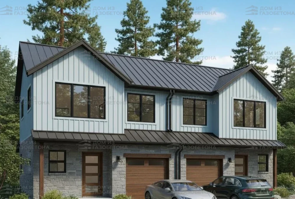 Проект Двухэтажный дом 17 на 14, 143 м2