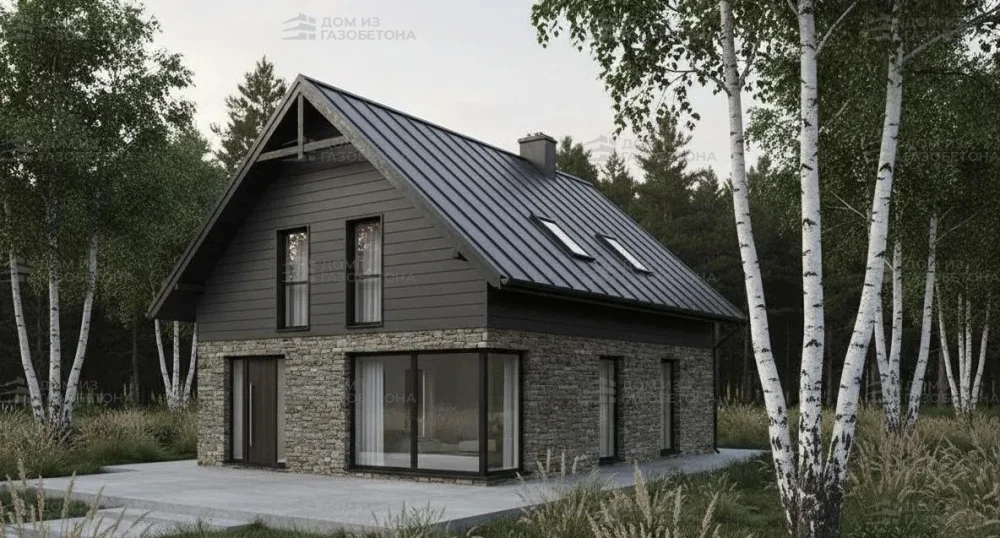 Проект Двухэтажный дом 11 на 15, 152 м2