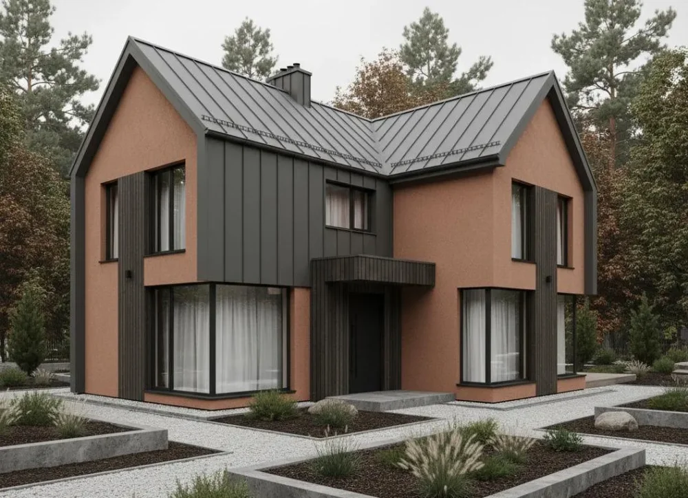 Проект Двухэтажный дом 20 на 19, 285 м2