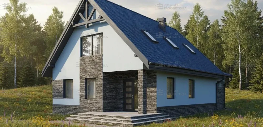 Проект Двухэтажный дом 9 на 15, 157 м2