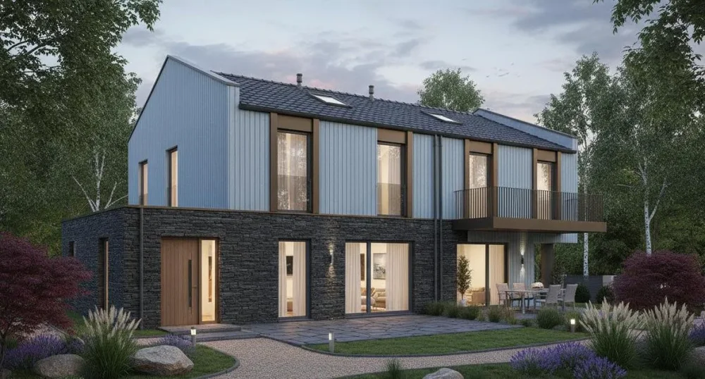 Проект Двухэтажный дом 13 на 15, 274 м2