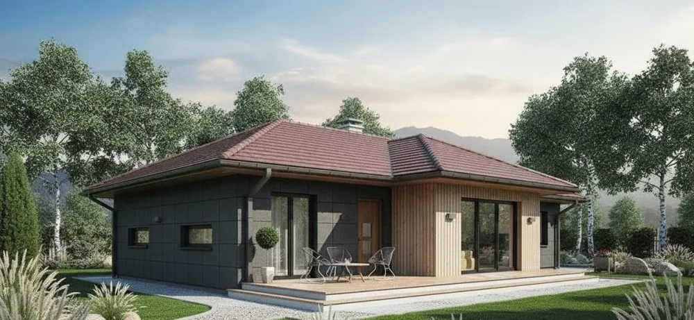 Проект Одноэтажный дом 12 на 18, 130 м2